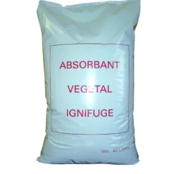 Absorbant végétal ignifuge industrie 40l - Sodise | 18570