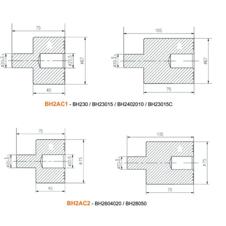 ADAPTORSPNEUM HYDRAULIC JACK - Bahco | BH2AC2