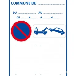 AFFICHAGE D'ARRETE MUNICIPAL 800X600mm TALIAPLAST | 620014