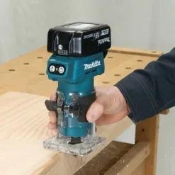 Affleureuse LXT - 18 V Li-Ion, Ø 6 mm, 3 Ah + BL1830 + DC18SD - Makita |