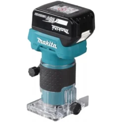 Affleureuse LXT - 18 V Li-Ion, Ø 6 mm, 3 Ah + BL1830 + DC18SD - Makita |