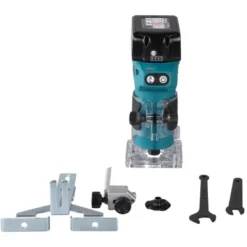 Affleureuse LXT - 18 V Li-Ion, Ø 6 mm, 3 Ah + BL1830 + DC18SD - Makita |