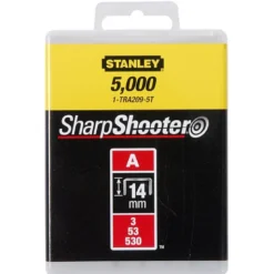 AGRAFES 4MM TYPE A - BOITE DE 1000 PIÈCES STANLEY 1-TRA202T