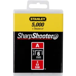 Agrafes 12 mm type A - boîte de 1000 pièces - STANLEY | 1-TRA208T