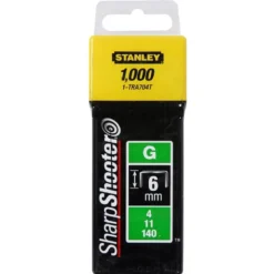 AGRAFES 10MM TYPE G - BOITE DE 1000 PIÈCES STANLEY 1-TRA706T