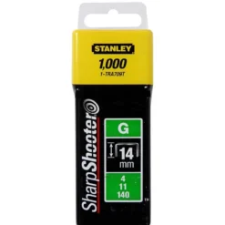 AGRAFES 6MM TYPE G - BOITE DE 1000 PIÈCES STANLEY 1-TRA704T