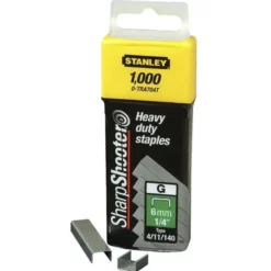 AGRAFES 14MM TYPE G - BOITE DE 1000 PIÈCES STANLEY 1-TRA709T