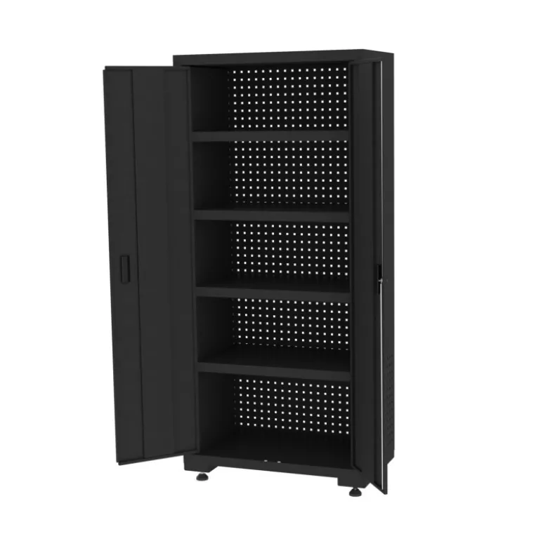 Armoire de rangement haute à 4 étagères, L. 903 x l. 518 x H. 1950 mm KS Tools | 810.8058