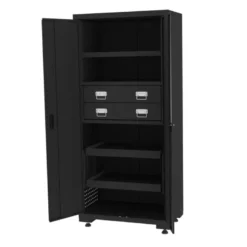 Armoire de rangement haute à 2 tiroirs, L. 903 x l. 518 x H. 1950 mm KS Tools | 810.8057