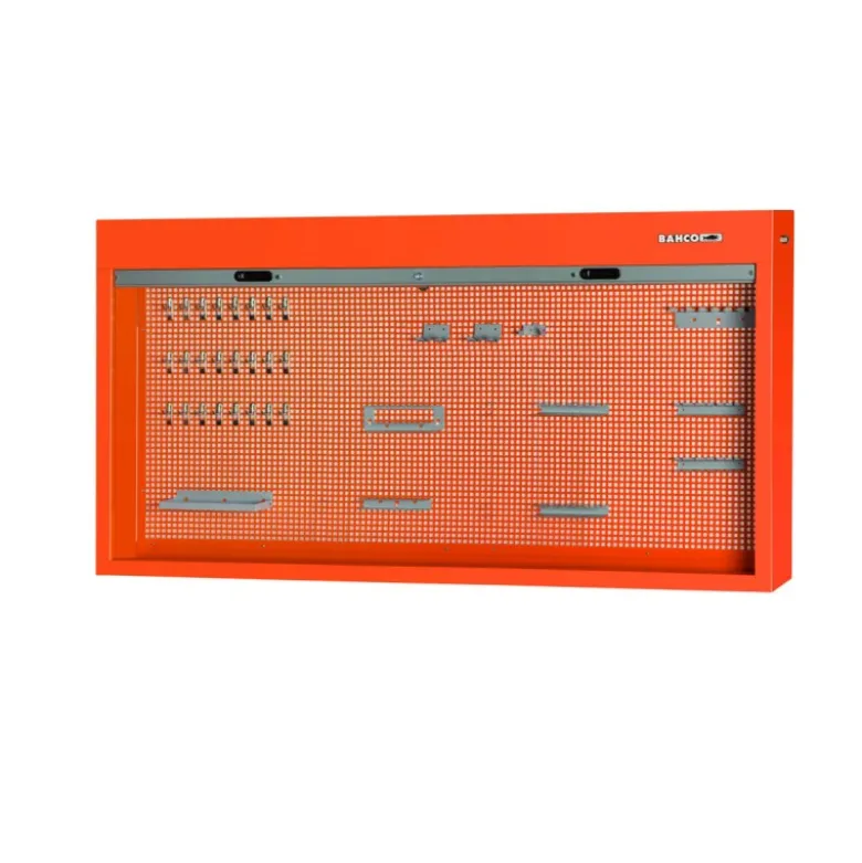 Armoire pour établi ou mur avec rideau et crochets - Bahco | 1495CS18BLHK