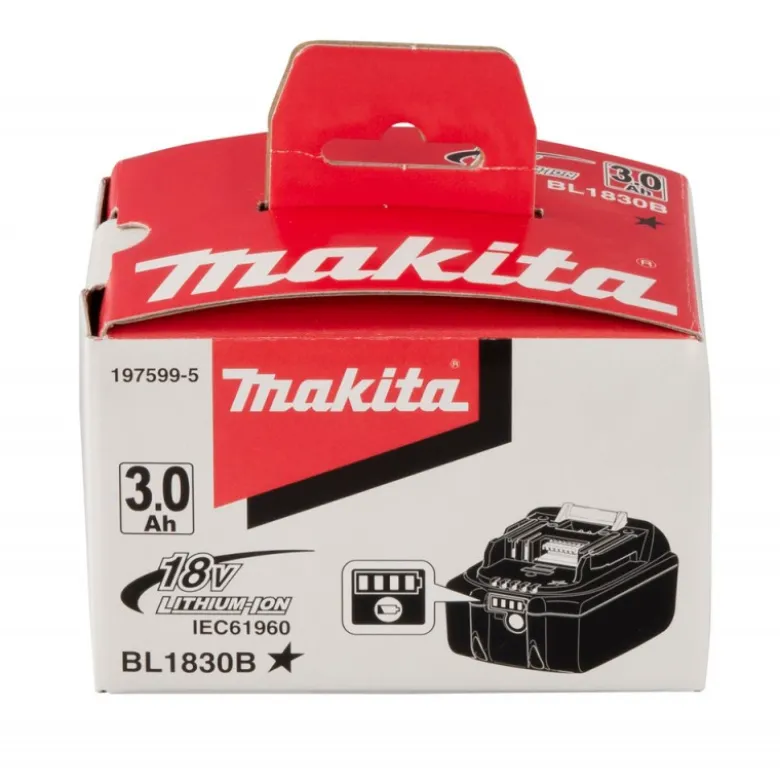 Aspirateur 18V LIION BLANC+ BL1830B +DC18RC+CARTON - Makita | DCL286FRFW