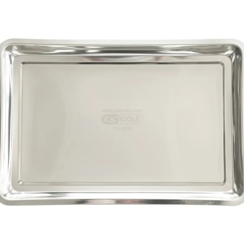 Bac de récupération en inox 9 litres, extra plat - KSTools | 150.9598