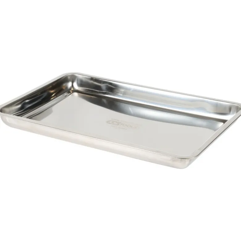 Bac de récupération en inox 9 litres, extra plat - KSTools | 150.9598
