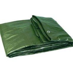 BACHE PLASTIQUE 6X10M RENFORCEE VERTE (120 G/M2 ENV.) TALIAPLAST | 390106