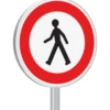 B9a-850-Classe 1-Accès interdit aux piétons TALIAPLAST | 523714