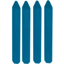 BLISTER DE 4 CRAIES BLEUES HEXAGONALES L.120MM TALIAPLAST | 400966