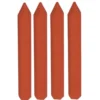 BLISTER DE 4 CRAIES ROUGES HEXAGONALES L.120MM TALIAPLAST | 400965