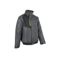 Blouson - GOMA - Ripstop 100% PES enduit PVC + Matelassage 180g/m2 - Gris/Lime - COVERGUARD | 5GOM450