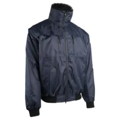 Blouson 2/1 - ZEFLY II - Oxford 100% PES enduit PVC + Gilet fourrure - Marine - COVERGUARD | 5ZFY120