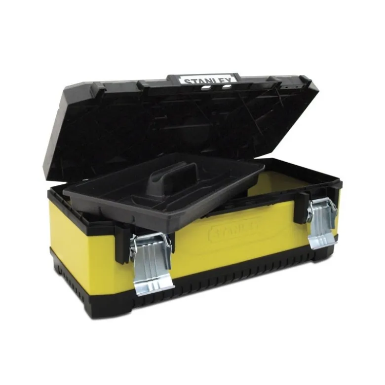BOITE, CAISSE A OUTILS BI MATIÈRE 59CM STANLEY 1-95-613