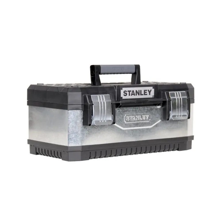 BOITE, CAISSE A OUTILS BI MATIÈRE GALVANISEE 59CM STANLEY 1-95-619