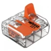 Borne WAGO 221 3x6mm² à leviers souple & rigide - Wago | 221-613