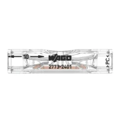Boîte de 20 bornes WAGO 2773 Inline 2x4mm² rigide - Wago | 2773-2401/995-020