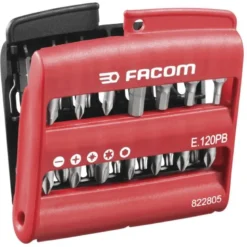 BOÎTE DE 28 EMBOUTS (FENTE, PH, PZ, 6 PANS, TORX) FACOM | E.120PB