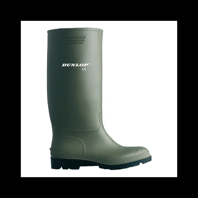 Bottes de travail PVC verte - SELENIUM - sans sécurité - DUNLOP | 9SELE