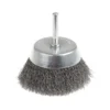 Brosse circulaire conique sur tige 75mm Sodise | 15547