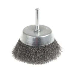 Brosse circulaire conique sur tige 75mm Sodise | 15547
