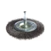 Brosse circulaire à fils acier ondulés pour perceuses Ø 38mm, Ø fil 0,3mm, Ø tige 6mm, Qté 1 Makita | D-39958