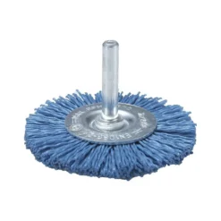 Brosse circulaire à fils nylon pour perceuses Ø 100mm, Grain 240, Ø queue 6mm, Qté 1 Makita | D-45652