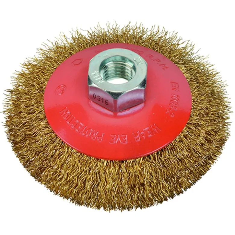 BROSSE CONIQUE D100 FIL ONDULE MEULEUSE ANGLE - ROEBUCK | 787586
