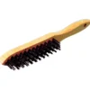 BROSSE METALLIQUE A MANCHE 4 RANGS ACIER TREMPE TALIAPLAST | 361101
