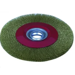 Brosse métallique pour touret 15526 - diamètre 150 - alésage 32 - Sodise | 15540