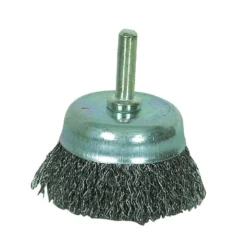 Brosse métallique sur tige pour surface plane diamètre 50 mm - Sodise | 15589