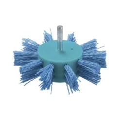 Brosse éventail à fils nylon pour perceuses Ø 100mm, Grain 240, Ø queue 6mm, Qté Makita | D-45755