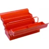 Caisse à outils métallique avec 5 compartiments et possibilité de mettre un cadenas - Bahco | 3149-OR