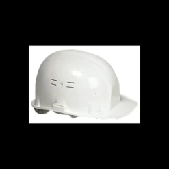 Casque de chantier blanc - bande anti-transpiration - EARLINE | 65100