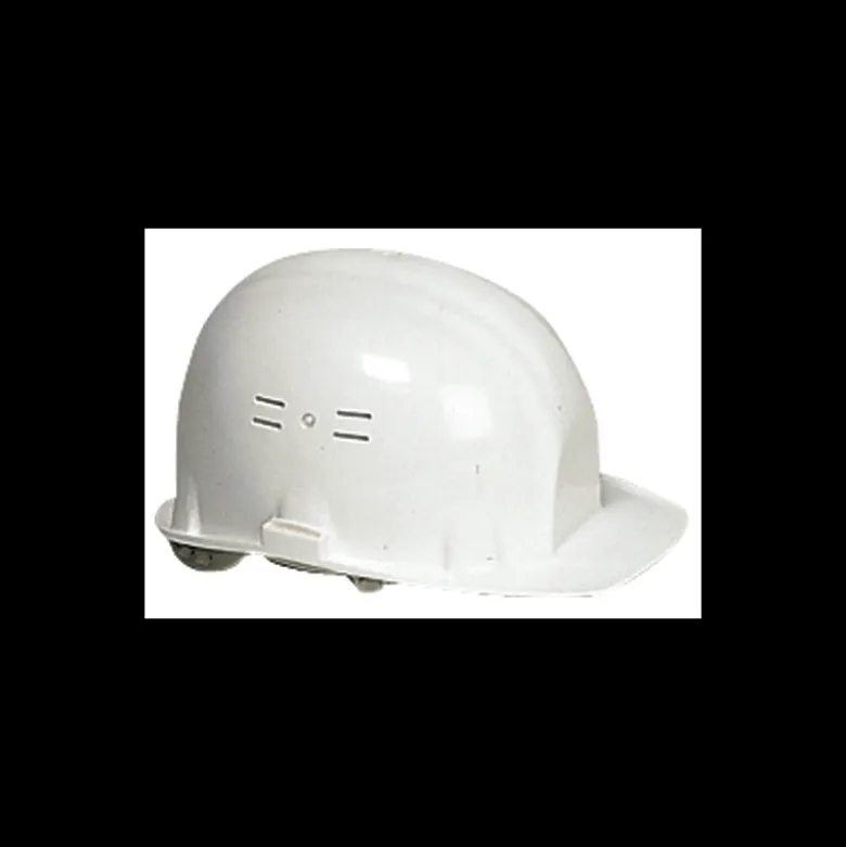 Casque de chantier blanc - bande anti-transpiration - EARLINE | 65100