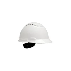 Casque de sécurité 3M™ H700 blanc, non ventilé, avec harnais standard et basane synthétique