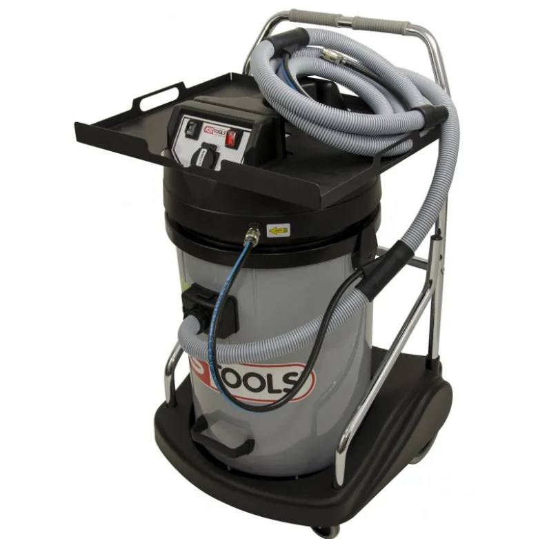 Centrale d'aspiration à cuve plastique 76L, 2600W KS Tools | 165.0114