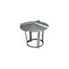 Chapeau de couverture simple paroi alumine diamètre 153mm Sovelor | AC123