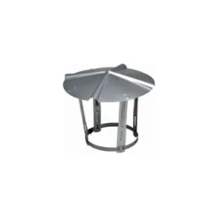 Chapeau de couverture simple paroi alumine diamètre 153mm Sovelor | AC123