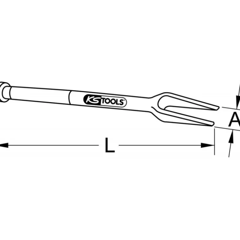 Chasse-rotules à frapper 45 mm KS Tools | 670.0095