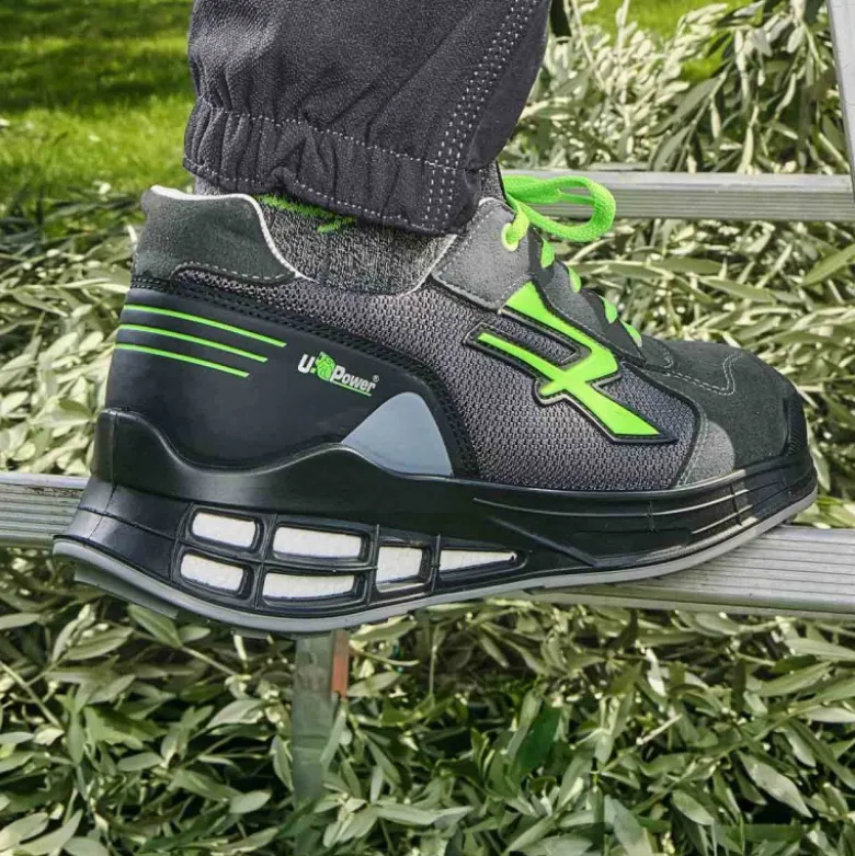 Chaussure de sécurité EGON ESD S1P SRC - RED PREMIUM - UPOWER | RN20016
