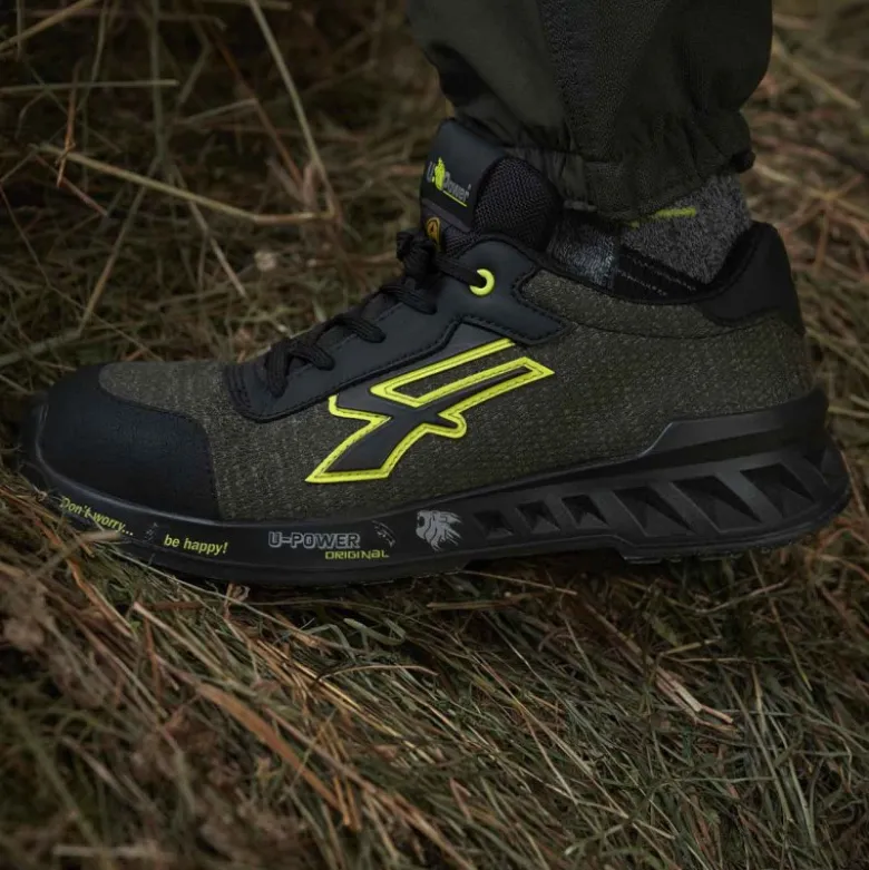 Chaussure de sécurité ROBIN ESD S1P SRC - RED LEVE - UPOWER | RV20096