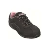 Chaussures de sécurité RUBIS Low S3 - composite nubuck noir et coutures rose - Coverguard | 9RUBL