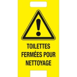 CHEVALET "TOILETTES FERMEES POUR NETTOYAGE" TALIAPLAST | 620057